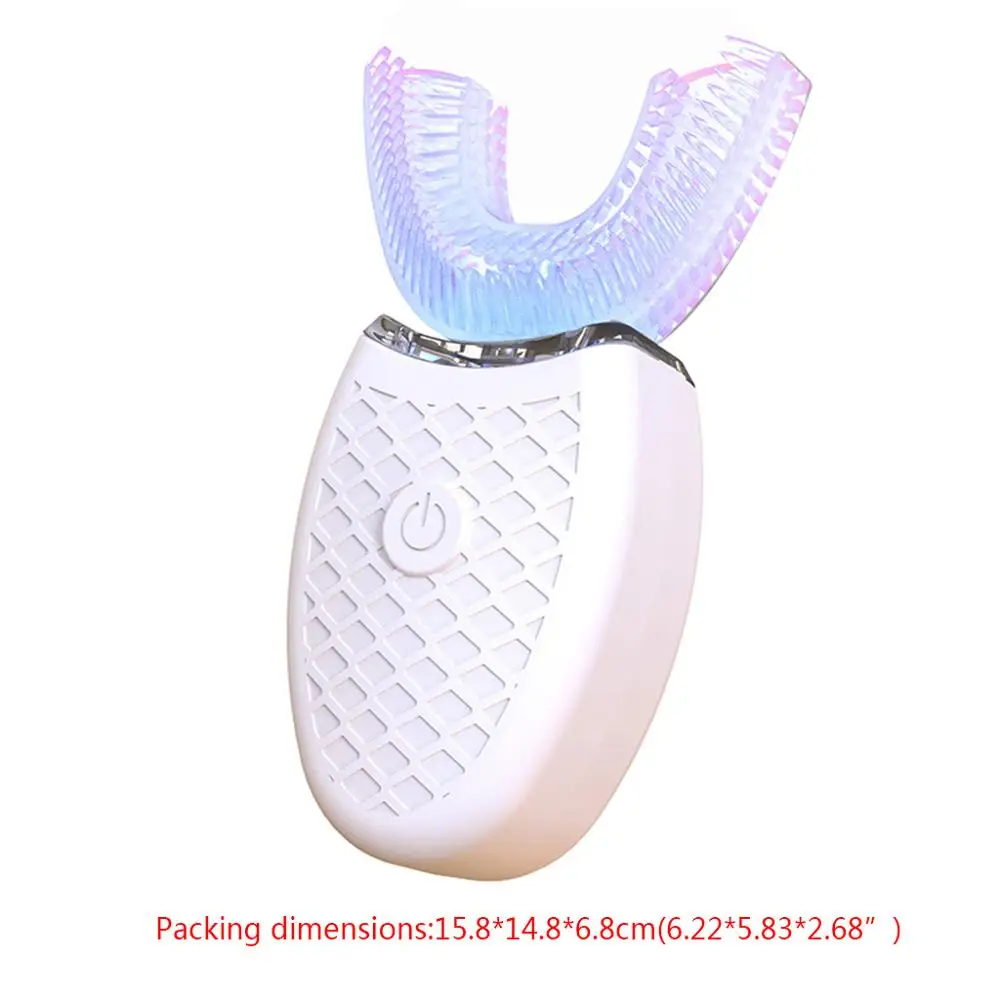 U-shaped Teeth Bright White Beauty Instrument Automatic Lazy Electric Mouth Toothbrush Charging Ultrasonic Vibration X7YB
U-shaped Teeth Bright White Beauty Instrument Automatic Lazy Electric Mouth Toothbrush Charging Ultrasonic Vibration X7YB