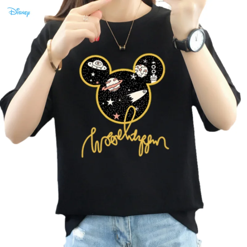 Disney Anime Letter Mickey Mouse Graphics Cotton Oversized T Shirt Women Short Sleeve Casual Korean Fashion Y2K Tops for Ladies
Disney Anime Letter Mickey Mouse Graphics Cotton Oversized T Shirt Women Short Sleeve Casual Korean Fashion Y2K Tops for Ladies