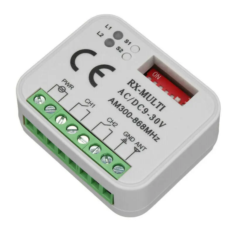 Normstahl CRAWFORD RCU 433 2K / 4K remote control rolling code 92 MHz garage door gate receiver | Безопасность и защита
