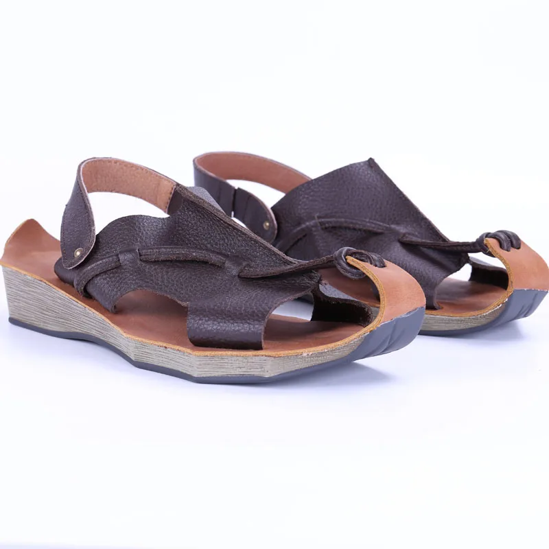 BEYARNE Summer new genuine Leather retro leisure women's sandals,cowhide handmade cotton and hemp artistic sandals
BEYARNE Summer new genuine Leather retro leisure women's sandals,cowhide handmade cotton and hemp artistic sandals