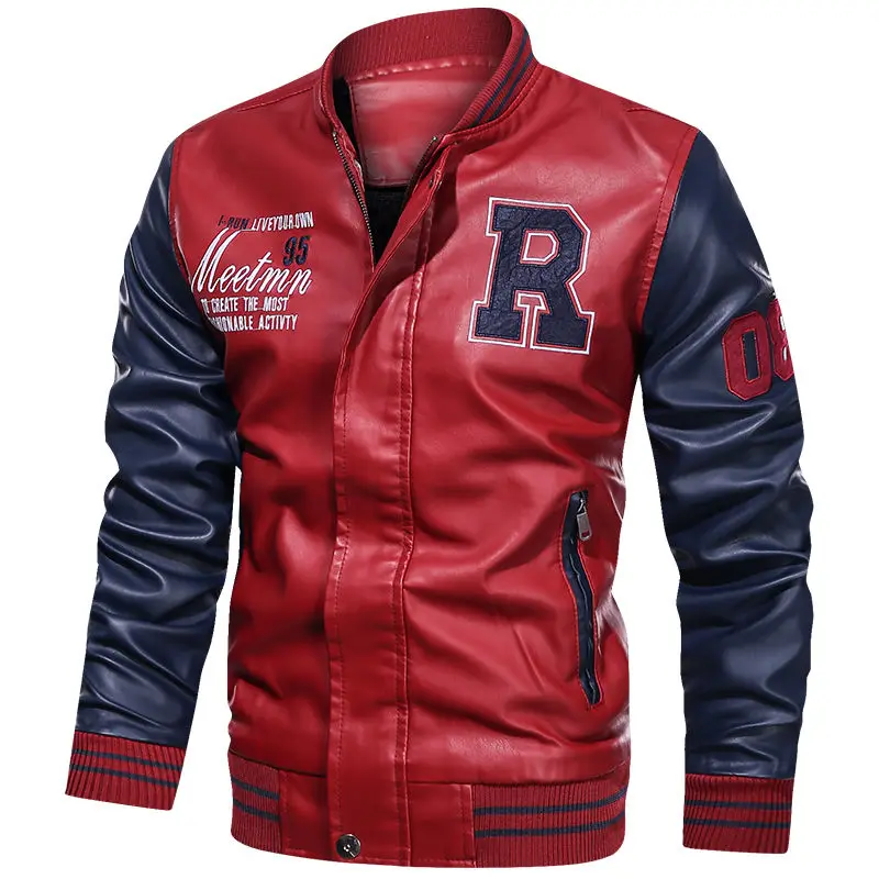 2022 Winter New Men's Pu Leather Jacket Plus Velvet Thick Casual Retro Motorcycle Jacket Youth Handsome Leather Jacket Men
2022 Winter New Men's Pu Leather Jacket Plus Velvet Thick Casual Retro Motorcycle Jacket Youth Handsome Leather Jacket Men
