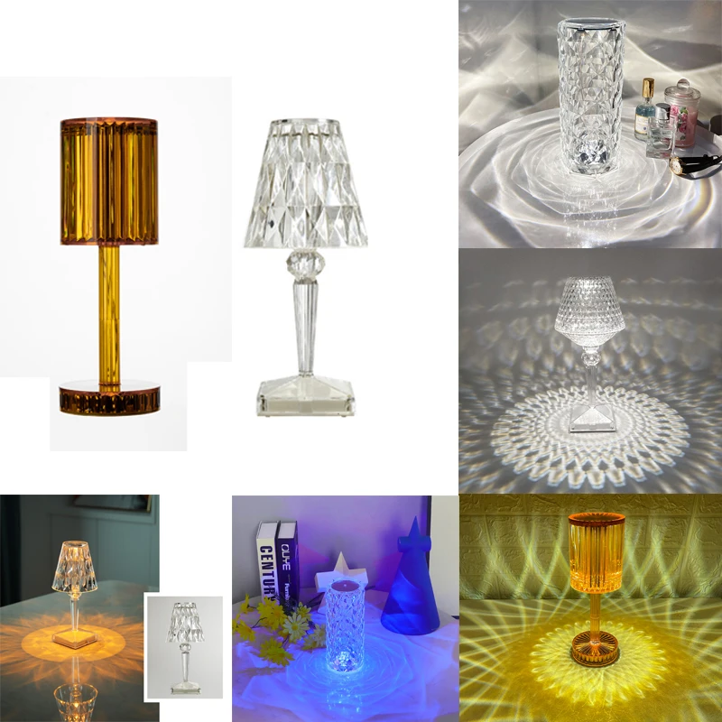 Diamond Table Lamp USB Rechargeable Acrylic RGB Decor Bedroom Bedside Bar Party Crystal Rose Christmas Gift Lighting Dropship
Diamond Table Lamp USB Rechargeable Acrylic RGB Decor Bedroom Bedside Bar Party Crystal Rose Christmas Gift Lighting Dropship