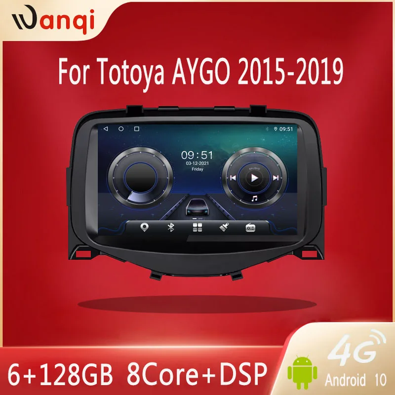 Wanqi Car GPS Radio Stereo Android 10 DSP AHD 6GB Ram 128GB Rom Bluetooth Multimedia Player for Toyota Aygo 2015 2016 - 2019
Wanqi Car GPS Radio Stereo Android 10 DSP AHD 6GB Ram 128GB Rom Bluetooth Multimedia Player for Toyota Aygo 2015 2016 - 2019