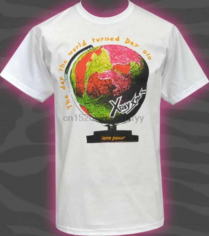 Мужская футболка из полистирола XRAY SPEX FULL color WORLD TURNED DAY GLO PUNK S 5XL| |