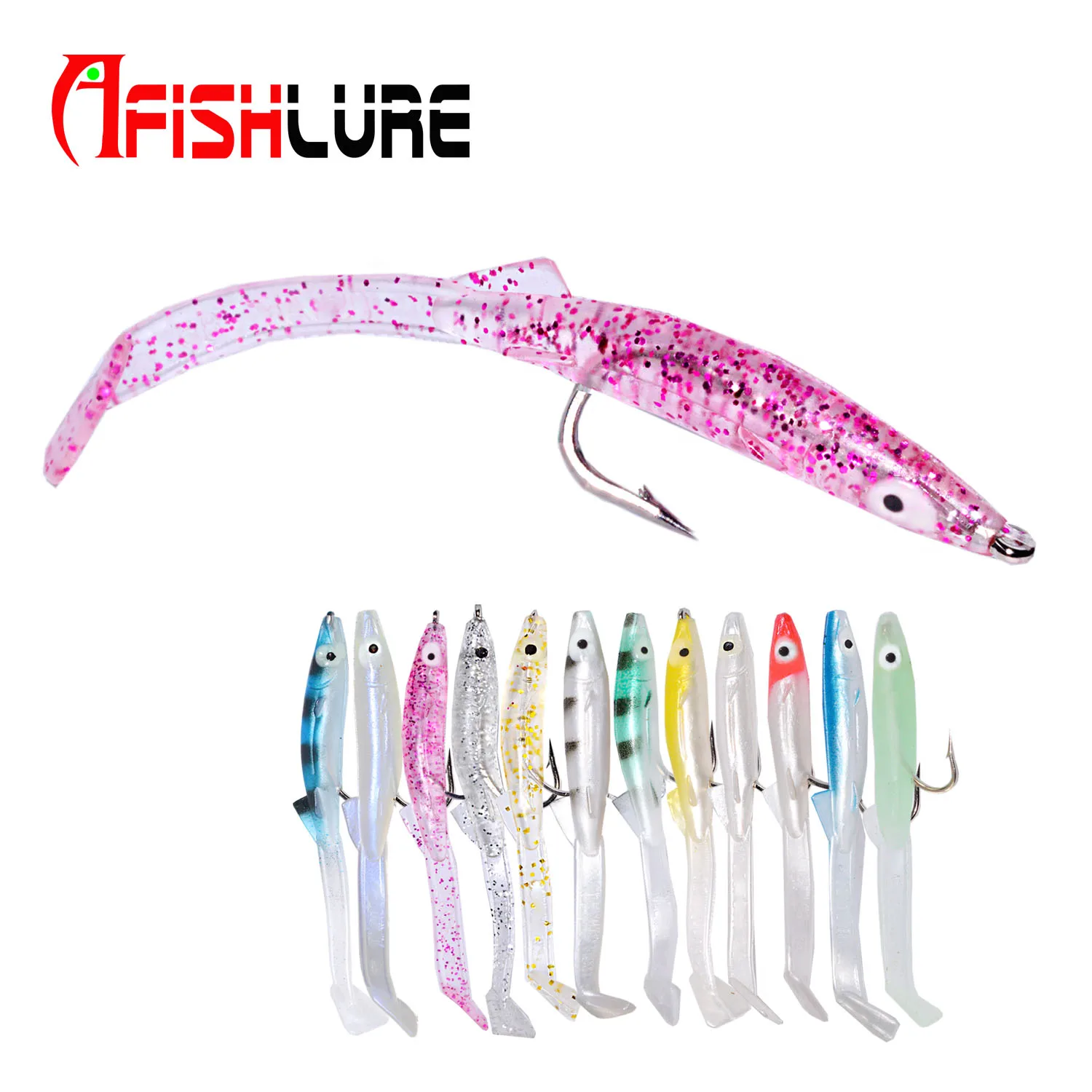 Afishlure Soft fishing Bait 8.5cm 2.3g artificial bait Paddle Tail Eel Fishing Tackle Pesca
Afishlure Soft fishing Bait 8.5cm 2.3g artificial bait Paddle Tail Eel Fishing Tackle Pesca