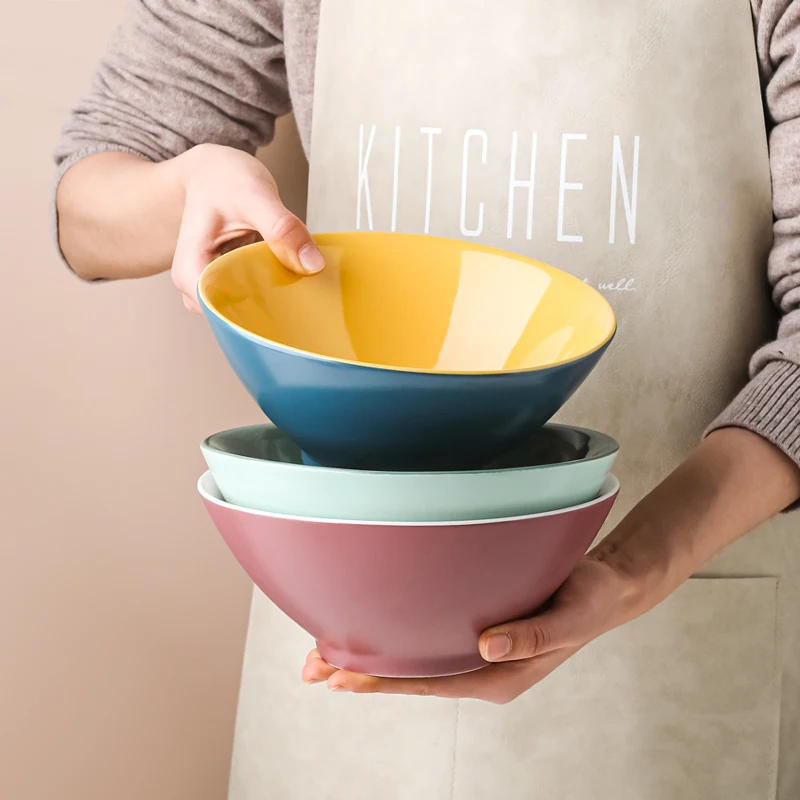 Japanese Style Ramen Noodle Soup Bowl Hand-painted Round Bowl for Pasta Salad Porcelain Rice Bowls Kitchen Dinnerwarw
Japanese Style Ramen Noodle Soup Bowl Hand-painted Round Bowl for Pasta Salad Porcelain Rice Bowls Kitchen Dinnerwarw