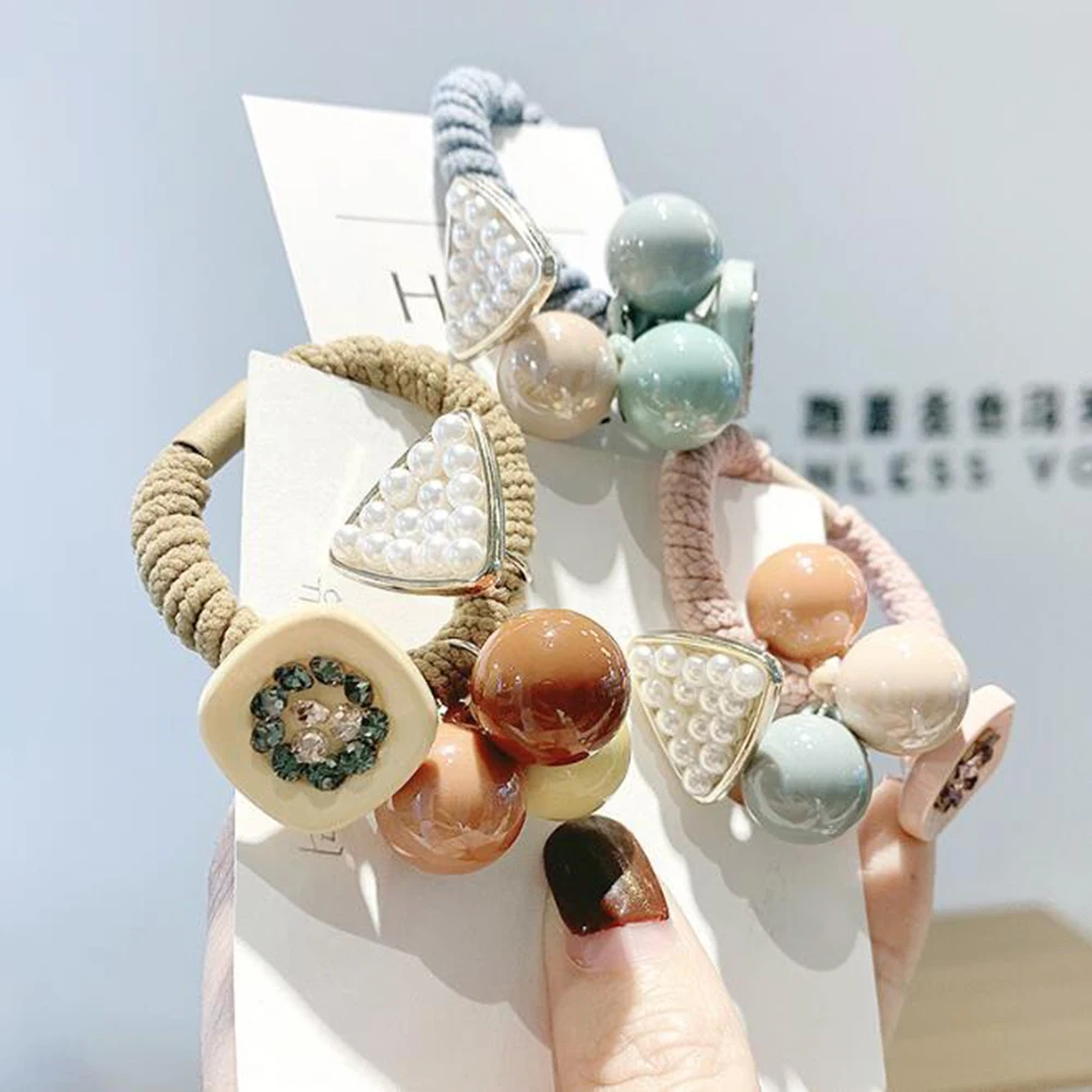 1Pc Girls Pearl Colorful Ball Elastic Hair Bands Ponytail Holder Scrunchies Women Kid Fashion Rubber Band Sweet Hair Accessories
1Pc Girls Pearl Colorful Ball Elastic Hair Bands Ponytail Holder Scrunchies Women Kid Fashion Rubber Band Sweet Hair Accessories