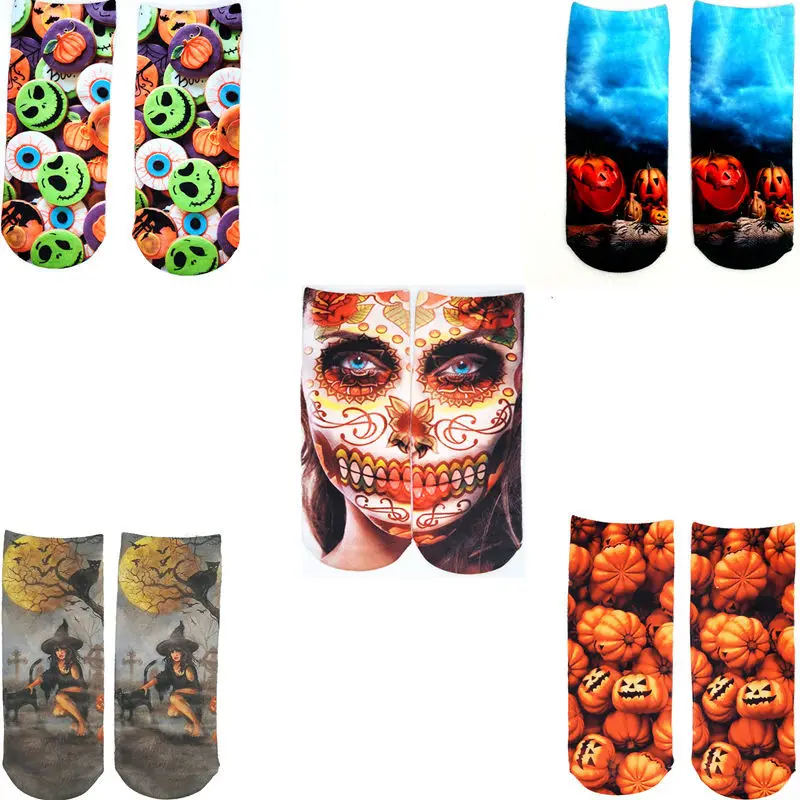 New 3D Print Funny Cute Cartoon Unisex Short Socks Creative Colorful Multiple hallonween pumpkin Happy Low Ankle Socks For Women
New 3D Print Funny Cute Cartoon Unisex Short Socks Creative Colorful Multiple hallonween pumpkin Happy Low Ankle Socks For Women