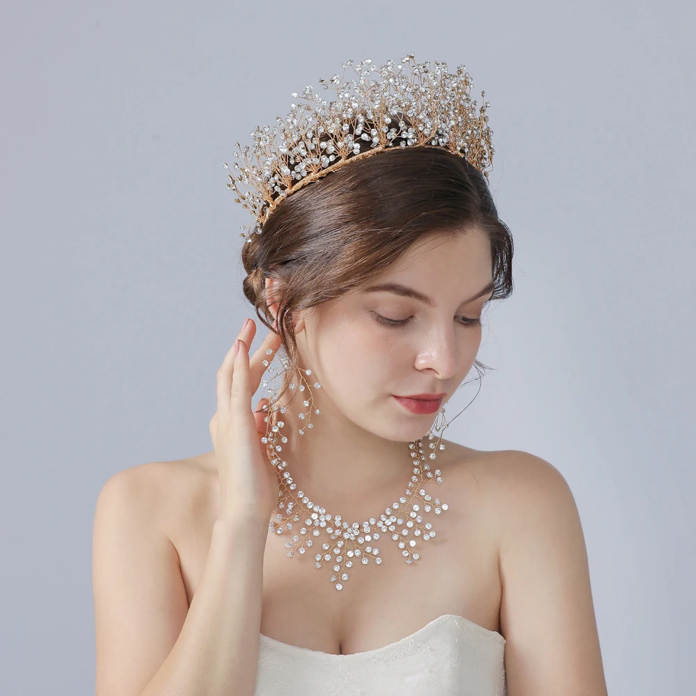 AMORARSI HP193 Wedding Accessories Crowns Luxury Wedding Hair Accessories Hair Accessories Bride Heal Elegant Banquet for Women
AMORARSI HP193 Wedding Accessories Crowns Luxury Wedding Hair Accessories Hair Accessories Bride Heal Elegant Banquet for Women