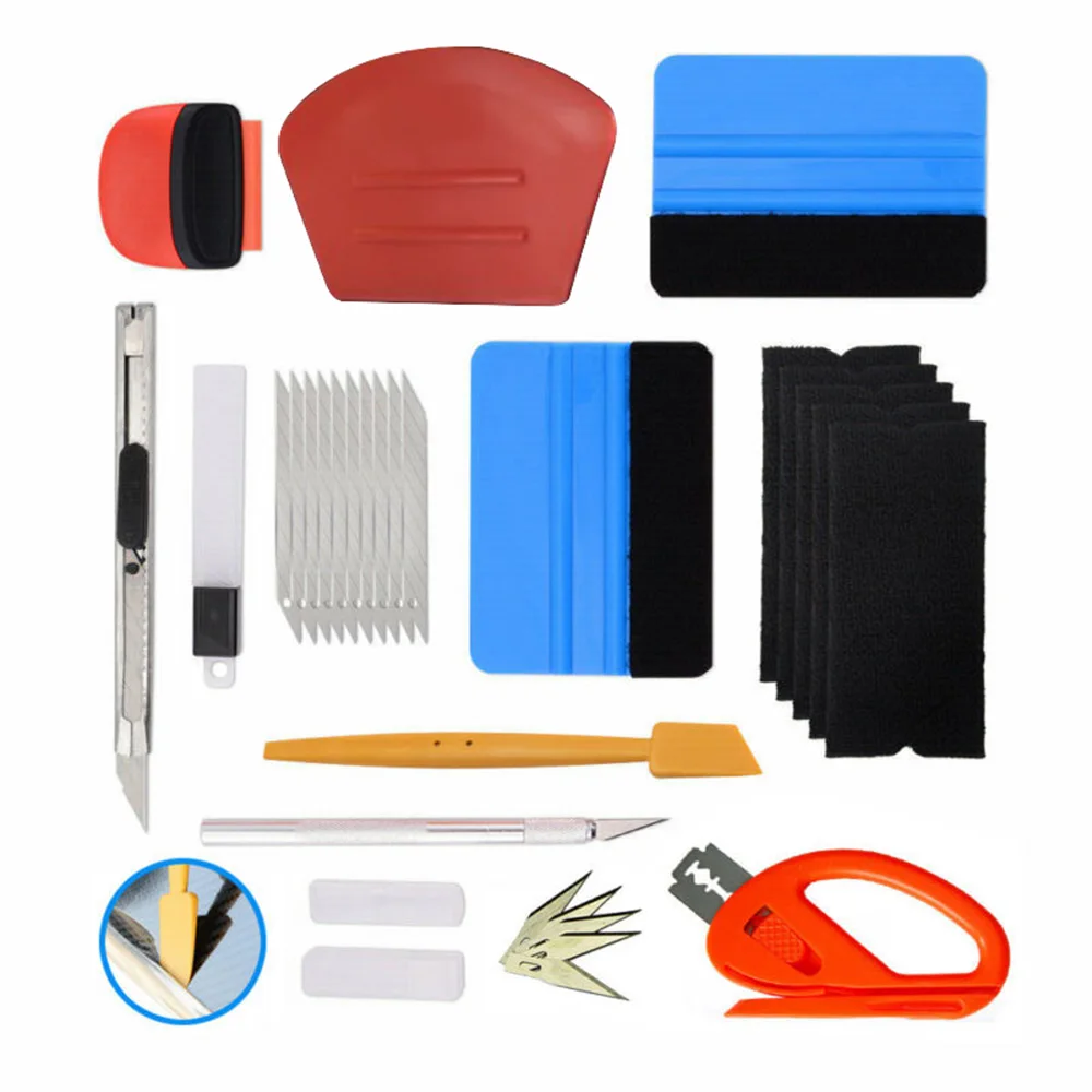 High quality Film Wrapping Tools Kits New Stickers Auto Vinyl Blades Cutter Graphics
High quality Film Wrapping Tools Kits New Stickers Auto Vinyl Blades Cutter Graphics