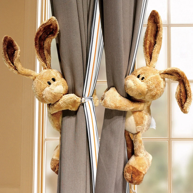Hot 1/2pcs Little Rabbit Curtain Buckle Long-ear Bunny Cartoon Curtain Strap Curtain Clips HK3
Hot 1/2pcs Little Rabbit Curtain Buckle Long-ear Bunny Cartoon Curtain Strap Curtain Clips HK3