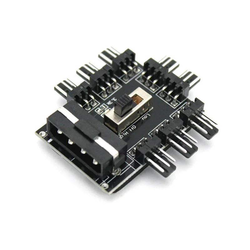 Разветвитель кулера устройство для охлаждения компьютера Sata Molex кабель майнинга