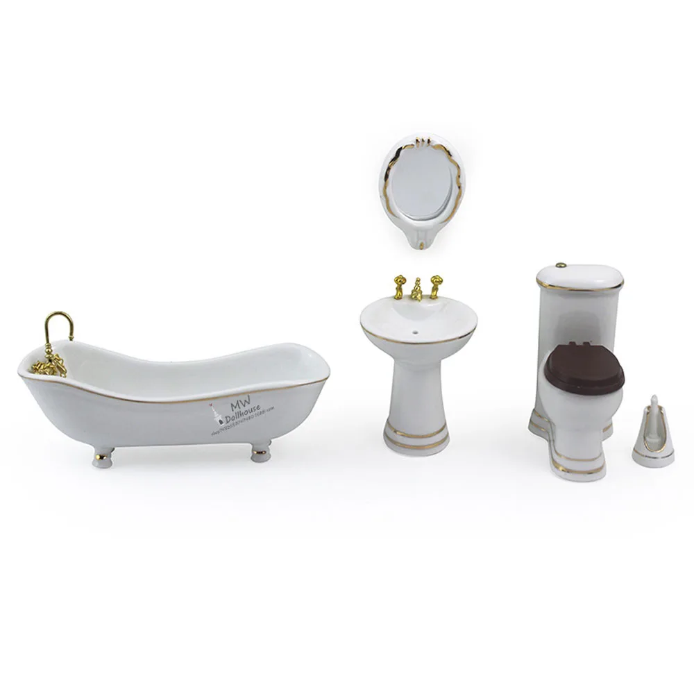 DOLLHOUSE Miniature Food Play Scene Model Doll House Accessories Mini Bathroom Set CW002
DOLLHOUSE Miniature Food Play Scene Model Doll House Accessories Mini Bathroom Set CW002