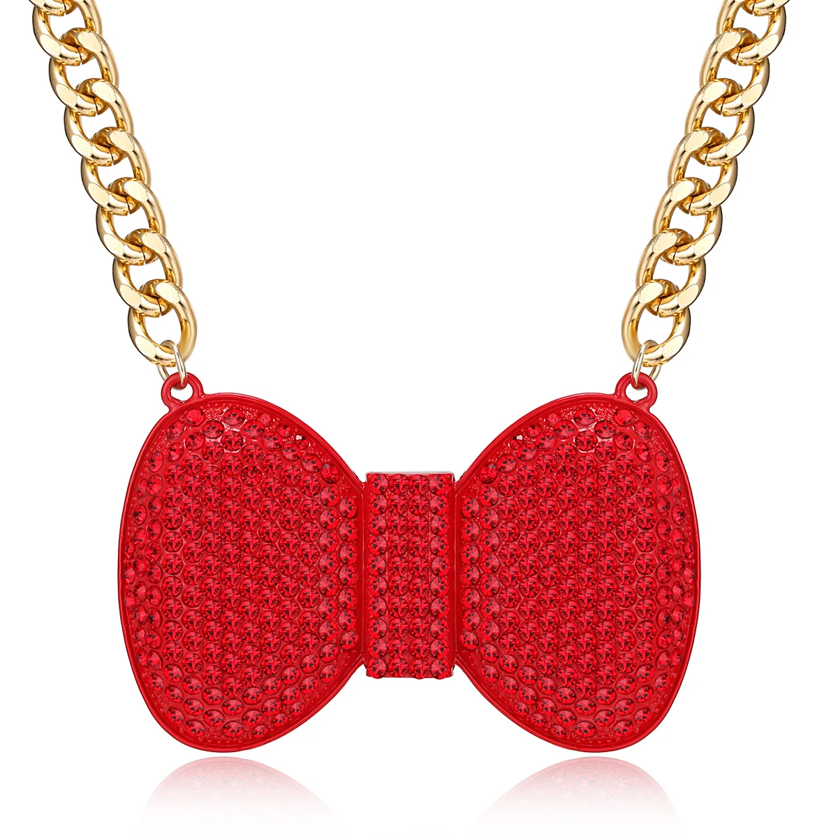 Hip Hop Gold Personalized Bow Choker Necklace Women Statement Alloy Punk Rhinestone Chain Pendant Costume Cocktail Party Jewelry
Hip Hop Gold Personalized Bow Choker Necklace Women Statement Alloy Punk Rhinestone Chain Pendant Costume Cocktail Party Jewelry