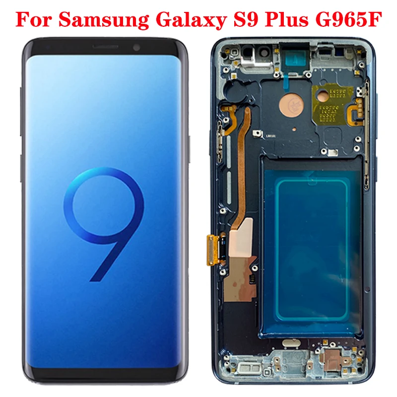 Original For Samsung Galaxy S9Plus LCD With Frame Touch Screen Touch Screen Assembly S9 PLUS G965 G965U G965F With Line or Dots
Original For Samsung Galaxy S9Plus LCD With Frame Touch Screen Touch Screen Assembly S9 PLUS G965 G965U G965F With Line or Dots