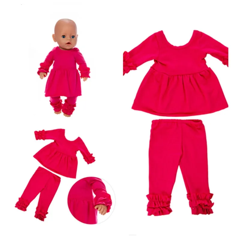 Born Baby Fit 18 дюймов 43 см кукольная одежда аксессуары комплект из рубашки и шорт для