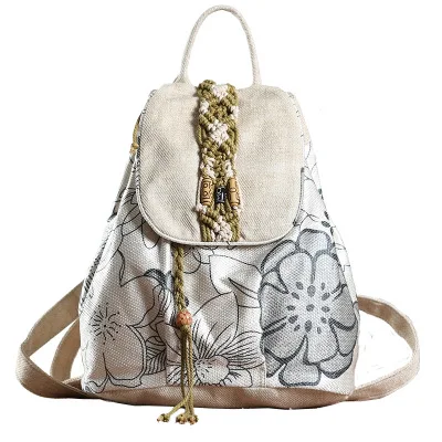 Fashion national string appliques women shopping backpacks!Hot floral prints lady casual hasp backrack All-match canvas backruck
Fashion national string appliques women shopping backpacks!Hot floral prints lady casual hasp backrack All-match canvas backruck