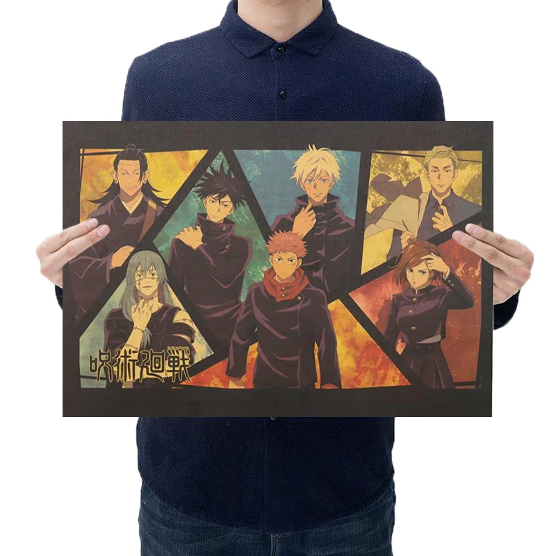 Decoration Painting Kraft Paper Jujutsu Kaisen Anime Poster Bedroom Decor Wall Sticker Art Poster Aesthetic Picture For The Home
Decoration Painting Kraft Paper Jujutsu Kaisen Anime Poster Bedroom Decor Wall Sticker Art Poster Aesthetic Picture For The Home