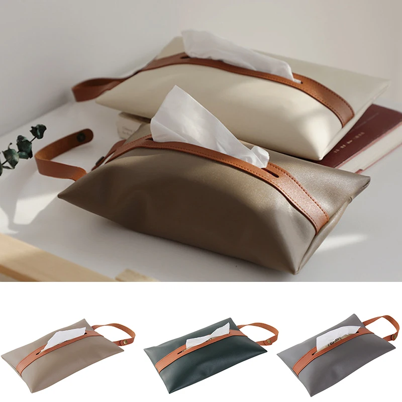 Hangable Tissue Case Box PU Leather Home Car Towel Napkin Papers Dispenser Holder Box Case Table Decoration
Hangable Tissue Case Box PU Leather Home Car Towel Napkin Papers Dispenser Holder Box Case Table Decoration