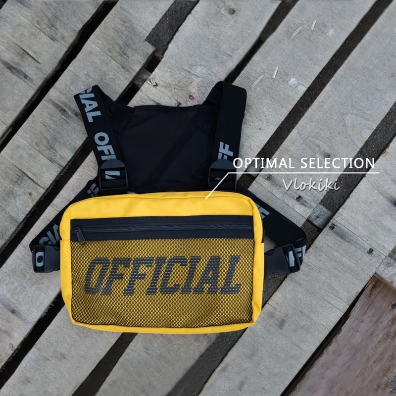 Male Letter Shoulder Square Waist Streetwear Bags Women Canvas Tactical Bag Men Bullet Street Hip Hop Chest Vest Pack G122
Male Letter Shoulder Square Waist Streetwear Bags Women Canvas Tactical Bag Men Bullet Street Hip Hop Chest Vest Pack G122