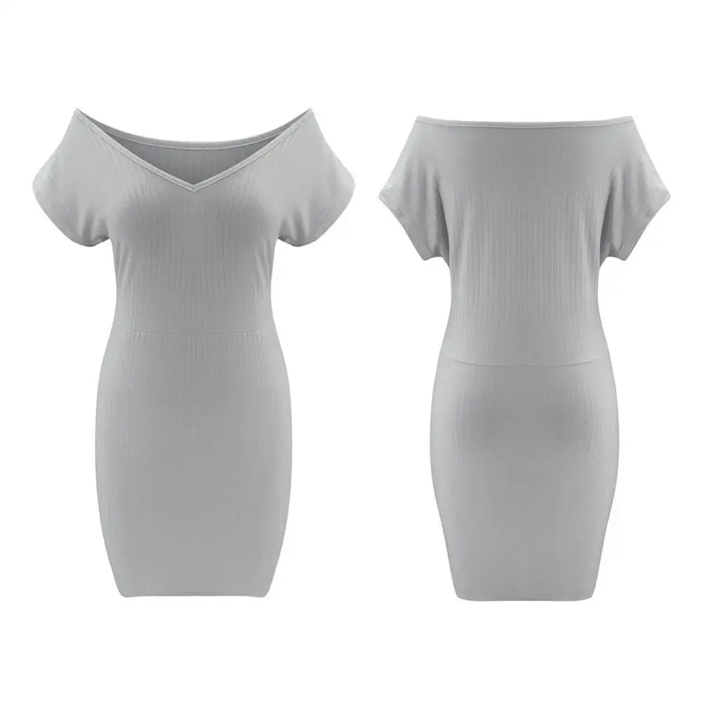 Striped V Neck Slim Knit Soft Summer Dress Women 2020 Spring Off the Shoulder Long Sleeve Mini Dress Elegant Ladies Party Dress
Striped V Neck Slim Knit Soft Summer Dress Women 2020 Spring Off the Shoulder Long Sleeve Mini Dress Elegant Ladies Party Dress