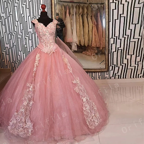 Stunning Pink Sweet 16 Quinceanera Dresses Lace Applique Girl Birthday Dress Mexican Prom Gowns 2021 Vestidos De 15 Años
Stunning Pink Sweet 16 Quinceanera Dresses Lace Applique Girl Birthday Dress Mexican Prom Gowns 2021 Vestidos De 15 Años
