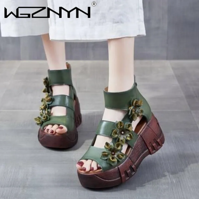 Women Summer NEW Sandals Mid Heels Wedges Shoes Ladies Vintage PU Leather Sandals Outdoor Sandalias Mujer Sapato Feminino 2021
Women Summer NEW Sandals Mid Heels Wedges Shoes Ladies Vintage PU Leather Sandals Outdoor Sandalias Mujer Sapato Feminino 2021