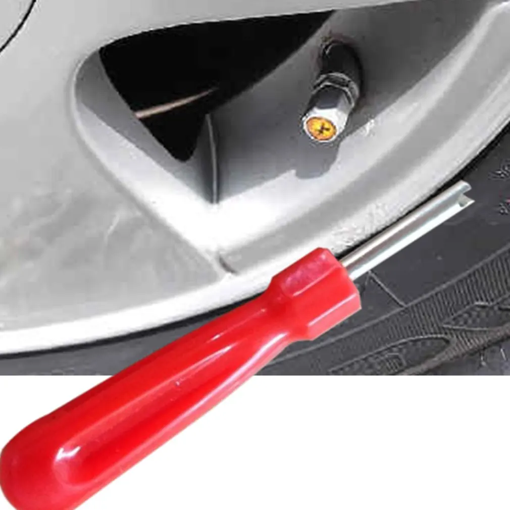 

Auto Car Bicycle Slotted Handle Tire Valve Stem Core Remover Screwdriver Tire Repair Install Tool Car-styling Accessories