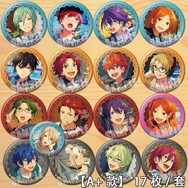 Anime Ensemble Stars SHIRATORI AIRA Amagi Hiiro Aoi Yuta Figure 58mm Badge Round Brooch Pin 231 Gifts Kids Collection Toy
Anime Ensemble Stars SHIRATORI AIRA Amagi Hiiro Aoi Yuta Figure 58mm Badge Round Brooch Pin 231 Gifts Kids Collection Toy