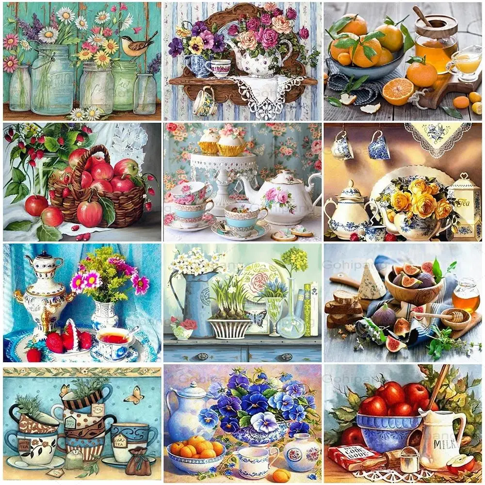 Diamond Painting Kitchen 5DDIY Full Drill Square And Round Diamond Embroidery Cross Stitch Handmade Modern Home Decoration Gift
Diamond Painting Kitchen 5DDIY Full Drill Square And Round Diamond Embroidery Cross Stitch Handmade Modern Home Decoration Gift