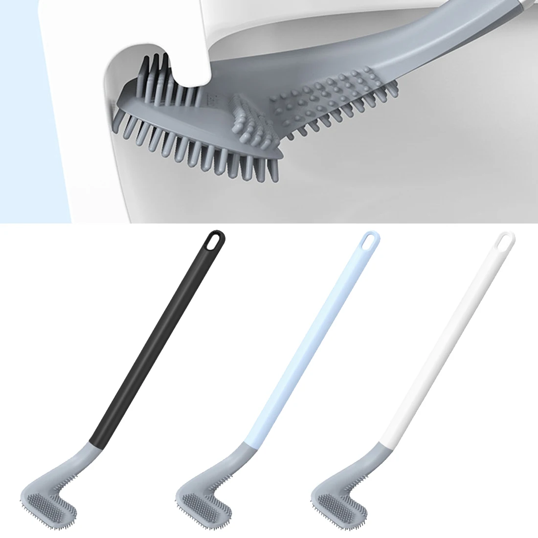 Toilet Brush Soft Rubber Brush Long Handle No Dead Toilet Cleaning Brush Quick Drying Bathroom Accessories Home Cleaning Tools
Toilet Brush Soft Rubber Brush Long Handle No Dead Toilet Cleaning Brush Quick Drying Bathroom Accessories Home Cleaning Tools