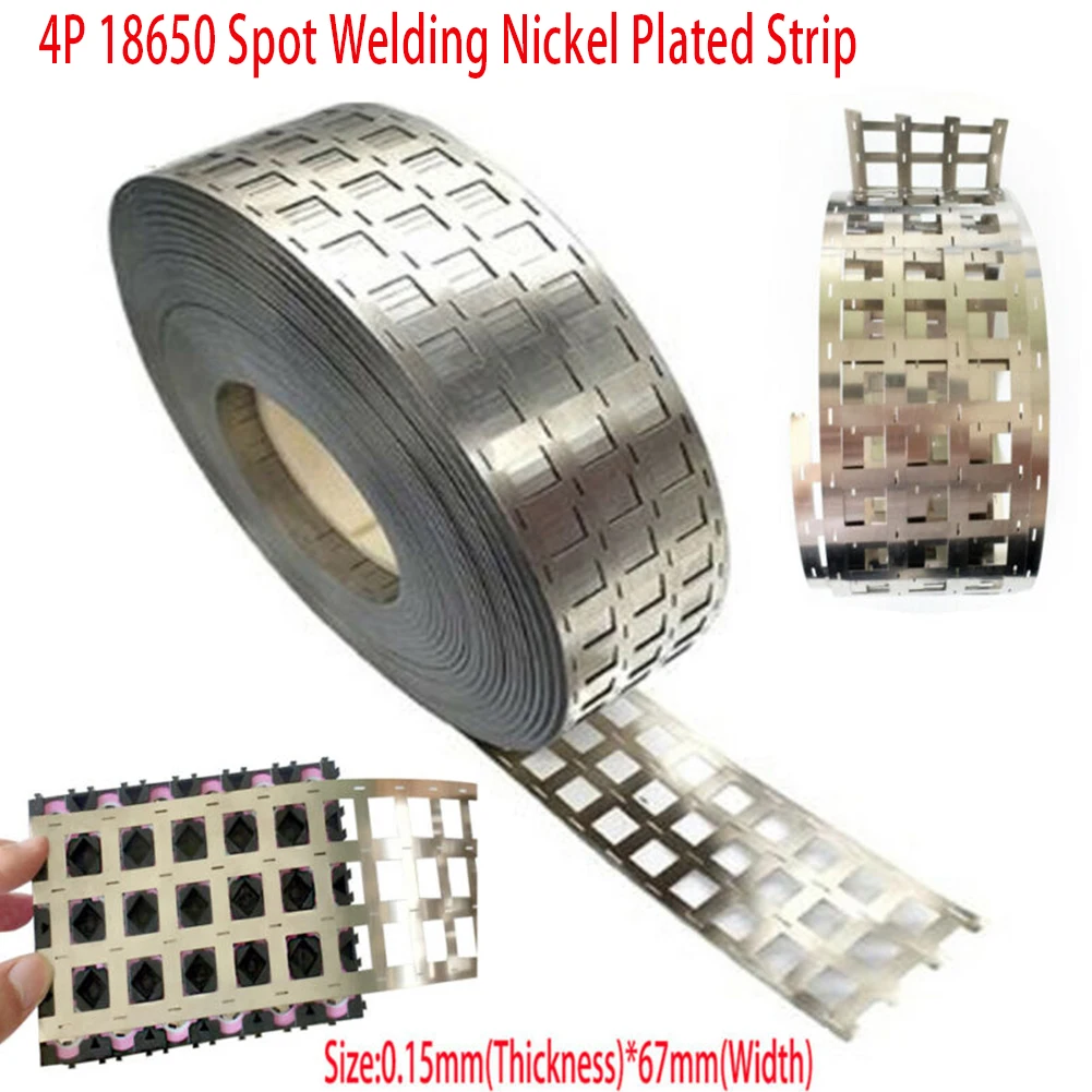 Nickel-plated Strip 0.15 X 67mm Nickel-plated Strip For 4P Battery Welding Tapes Welding Materials Battery Welding Nickel Belt
Nickel-plated Strip 0.15 X 67mm Nickel-plated Strip For 4P Battery Welding Tapes Welding Materials Battery Welding Nickel Belt