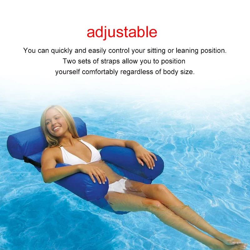 Foldable Inflatable Belt Net Hammock Backrest Floating Row Water Lounge Chair Floating Bed Sofa Summer Swimming Pool Accessories
Foldable Inflatable Belt Net Hammock Backrest Floating Row Water Lounge Chair Floating Bed Sofa Summer Swimming Pool Accessories