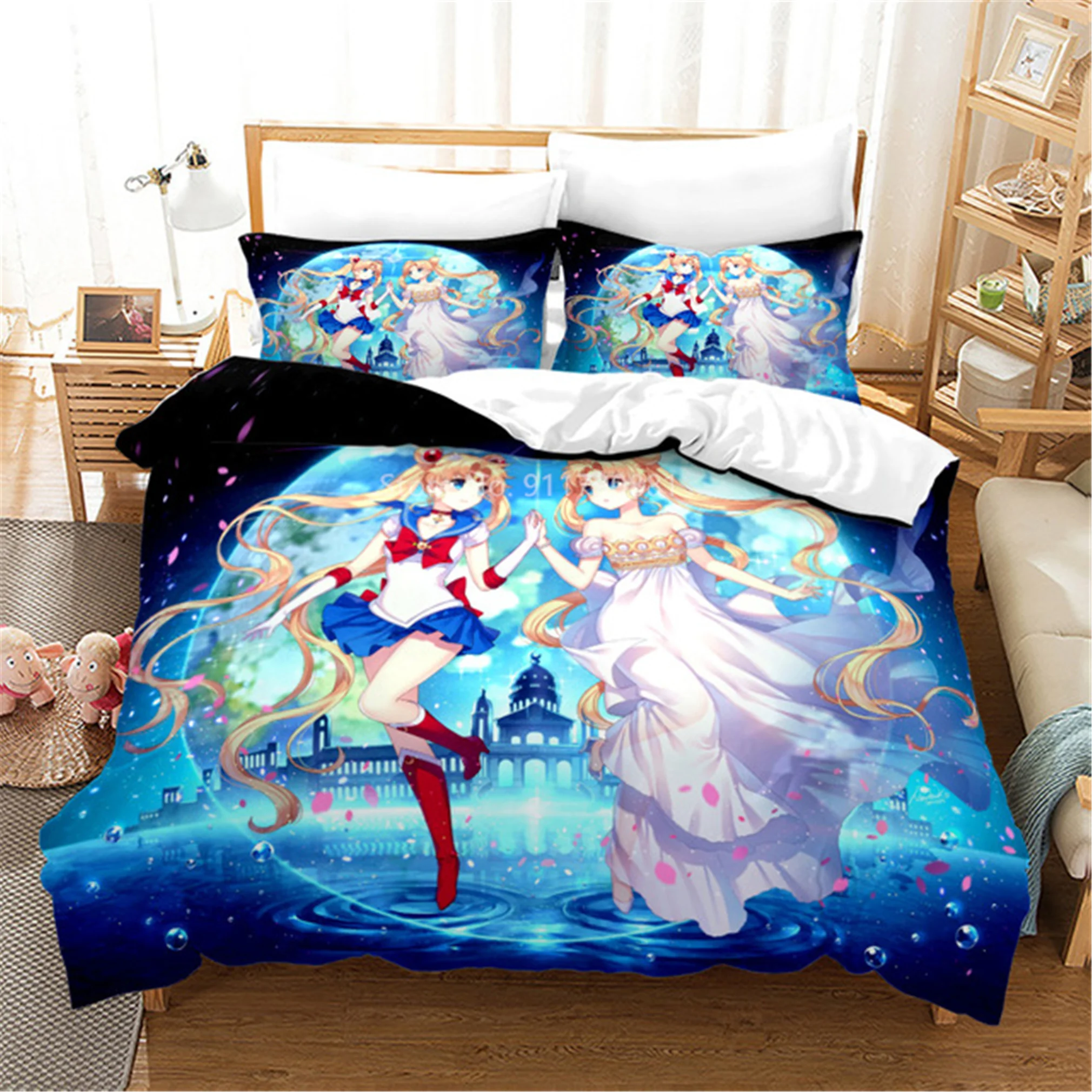 Home Textile Popular Anime Series Color Pattern Children's Comfortable Duvet Comforter Pillowcase Bedding Set Bedroom Decoration
Home Textile Popular Anime Series Color Pattern Children's Comfortable Duvet Comforter Pillowcase Bedding Set Bedroom Decoration