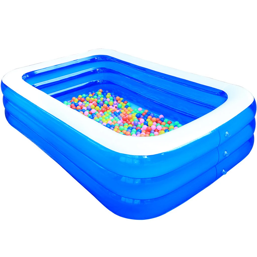 Складной надувной бассейн для дома детский морской шаров уличные дворники ванны