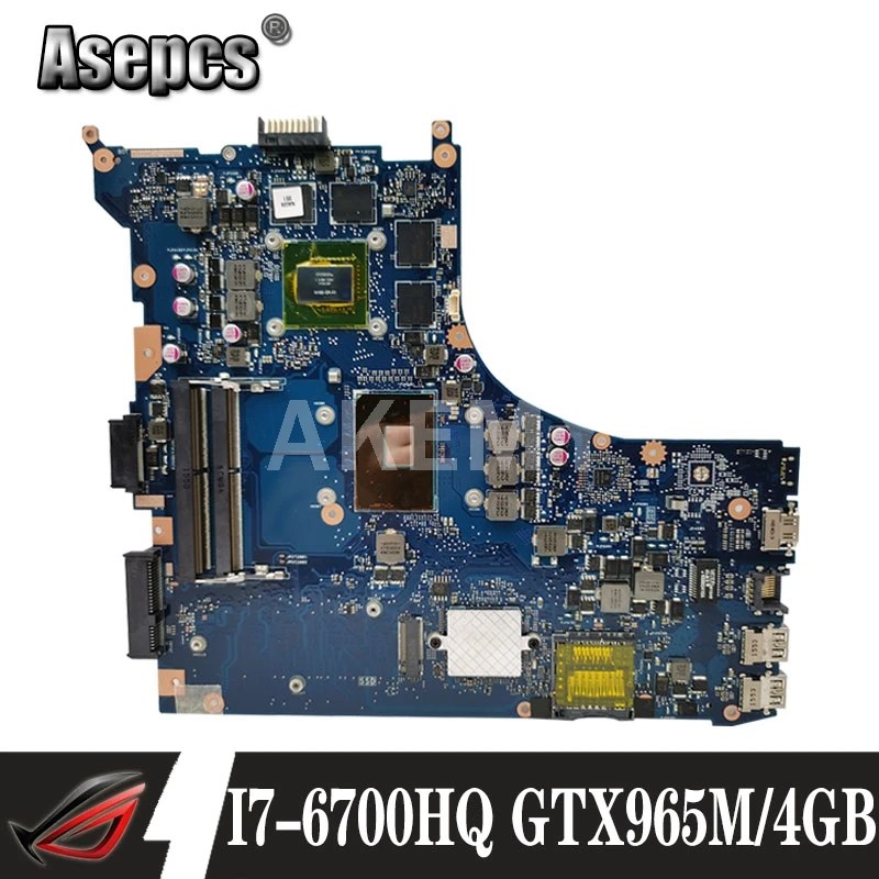 Akemy GL552VL I7-6700HQ GTX965M/4 ГБ материнская плата для ноутбука For Asus GL552VL GL552VW GL552VX GL552V материнская плата для ноутбука
Akemy GL552VL I7-6700HQ GTX965M/4 ГБ материнская плата для ноутбука For Asus GL552VL GL552VW GL552VX GL552V материнская плата для ноутбука