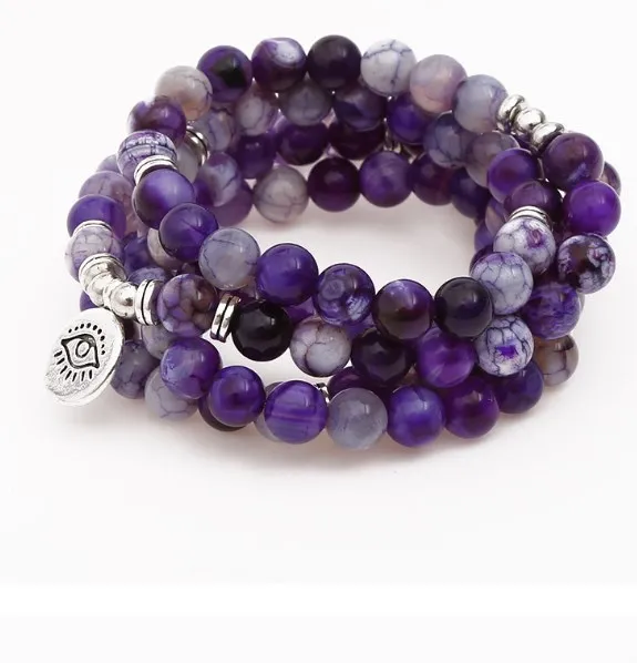 purple 108 beads 8mm elastic adjustable Lotus life tree Buddha OM eye Chakra Reiki agate Onyx Yoga Bracelet necklace cdv2
purple 108 beads 8mm elastic adjustable Lotus life tree Buddha OM eye Chakra Reiki agate Onyx Yoga Bracelet necklace cdv2
