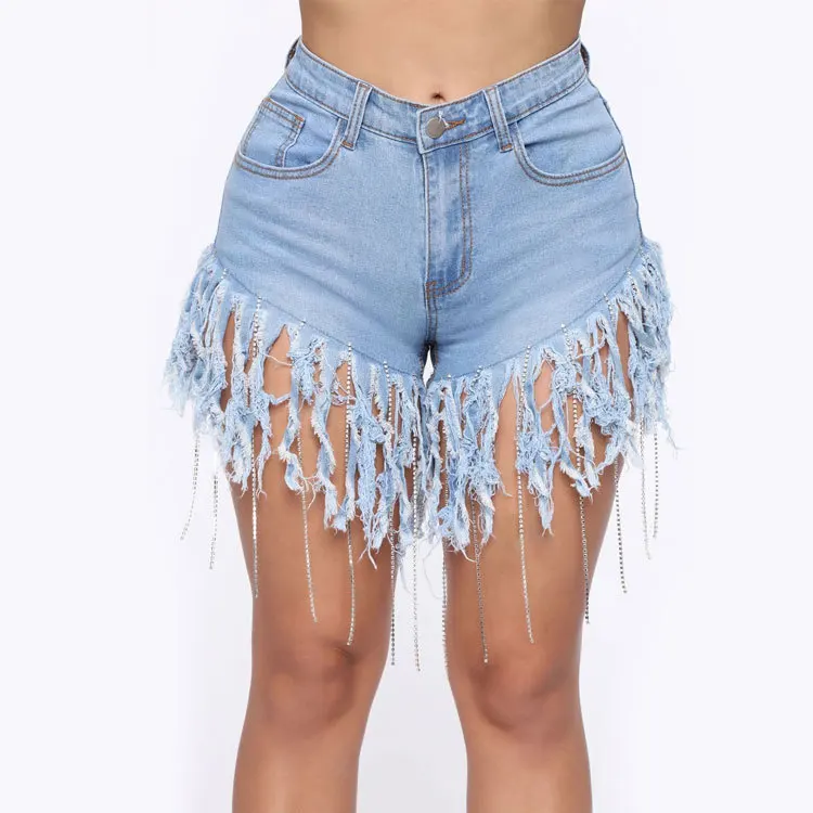 2021 Summer Trendy Woman Indie Skinny Summer Shorts S-3XL Tassel Blue Black Denim Shorts Fashion Sexy Tasse Solid Jeans Shorts
2021 Summer Trendy Woman Indie Skinny Summer Shorts S-3XL Tassel Blue Black Denim Shorts Fashion Sexy Tasse Solid Jeans Shorts