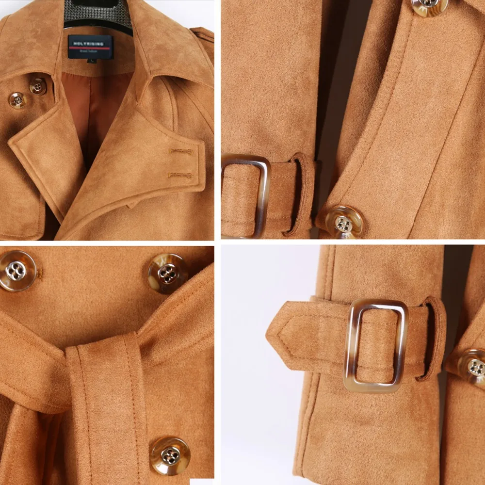 short trench jacket Men men Faux suede jacket slim fit classic double-breasted men jacket 4 color S-7XL #29094-6
short trench jacket Men men Faux suede jacket slim fit classic double-breasted men jacket 4 color S-7XL #29094-6