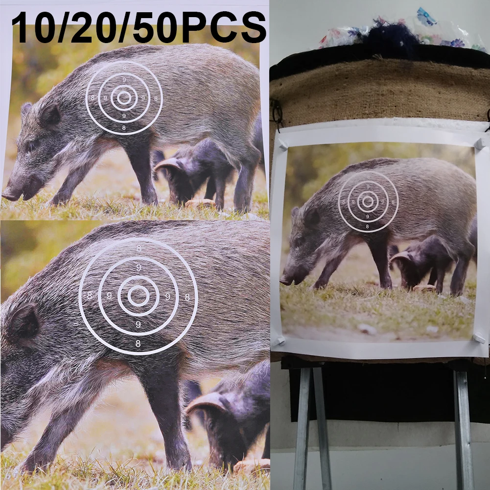 10/20/50Pcs Target 44*44cm Boar Paper Outdoor Sports Practice Brand new Archery Stickers High Quality Accessories
10/20/50Pcs Target 44*44cm Boar Paper Outdoor Sports Practice Brand new Archery Stickers High Quality Accessories