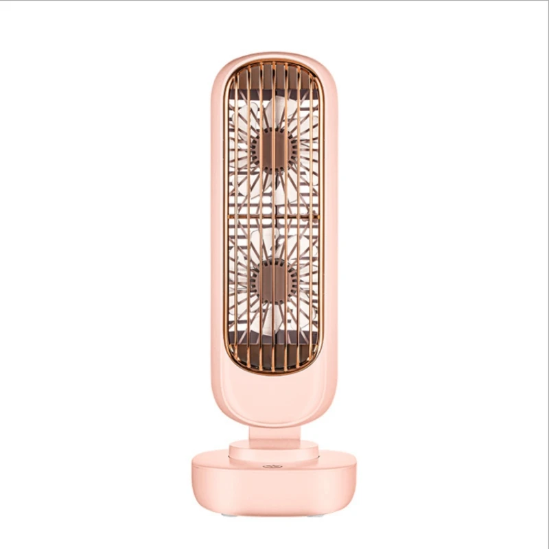New Retro Double-leaf Tower Fan Office Desktop Fan Vertical Portable Charging USB Small Fan - Pink (built-in Battery 2000mAh)
New Retro Double-leaf Tower Fan Office Desktop Fan Vertical Portable Charging USB Small Fan - Pink (built-in Battery 2000mAh)