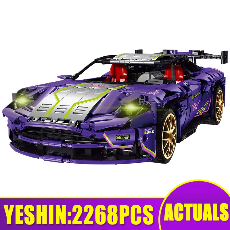 Yeshin K136 The MOC-62260 DB11 Race Car Model Assembly 1:8 Scale High-Tech Toys Building Blocks Bricks New Kids Christmas Gifts
Yeshin K136 The MOC-62260 DB11 Race Car Model Assembly 1:8 Scale High-Tech Toys Building Blocks Bricks New Kids Christmas Gifts