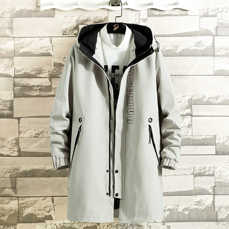 Men's 2020 new spring and autumn coat men's Korean version trend ins large loose fat man hooded medium and long windbreaker
Men's 2020 new spring and autumn coat men's Korean version trend ins large loose fat man hooded medium and long windbreaker