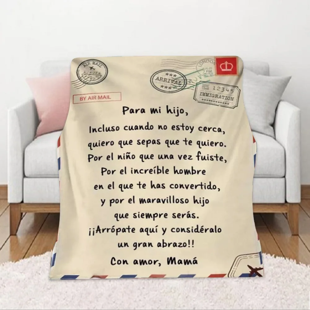 Soft Carpet for Living Room Spanish Languages Letter Mum to My Daughter Son Design Polar Fleece Blanket Anti-slip Floor Mat
Soft Carpet for Living Room Spanish Languages Letter Mum to My Daughter Son Design Polar Fleece Blanket Anti-slip Floor Mat