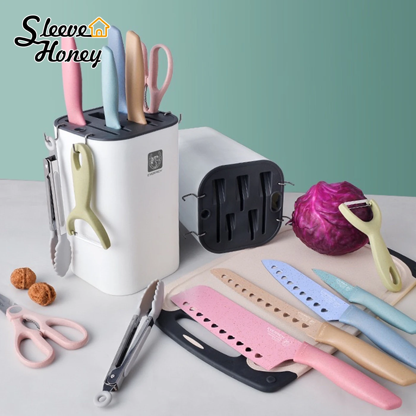 Квадратная круглая подставка для ножей шеф-поваров, блок, держатель для ножей с фруктами, стеллаж для хранения, кухонные принадлежности, мно... 
Квадратная круглая подставка для ножей шеф-поваров, блок, держатель для ножей с фруктами, стеллаж для хранения, кухонные принадлежности, мно...