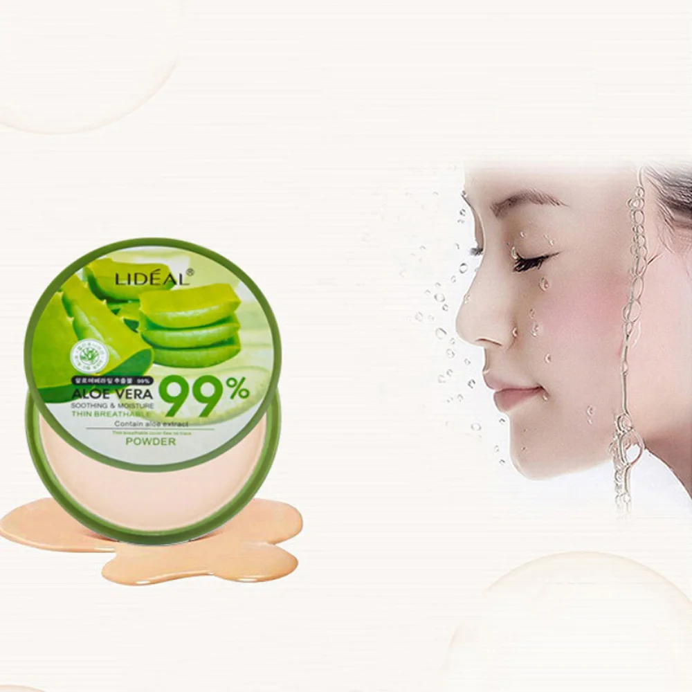 1PC Aloe Vera Moisturizer Face Powder Smoothing Extract Pressed Powder Breathable Makeup Concealer Brighten Foundation
1PC Aloe Vera Moisturizer Face Powder Smoothing Extract Pressed Powder Breathable Makeup Concealer Brighten Foundation