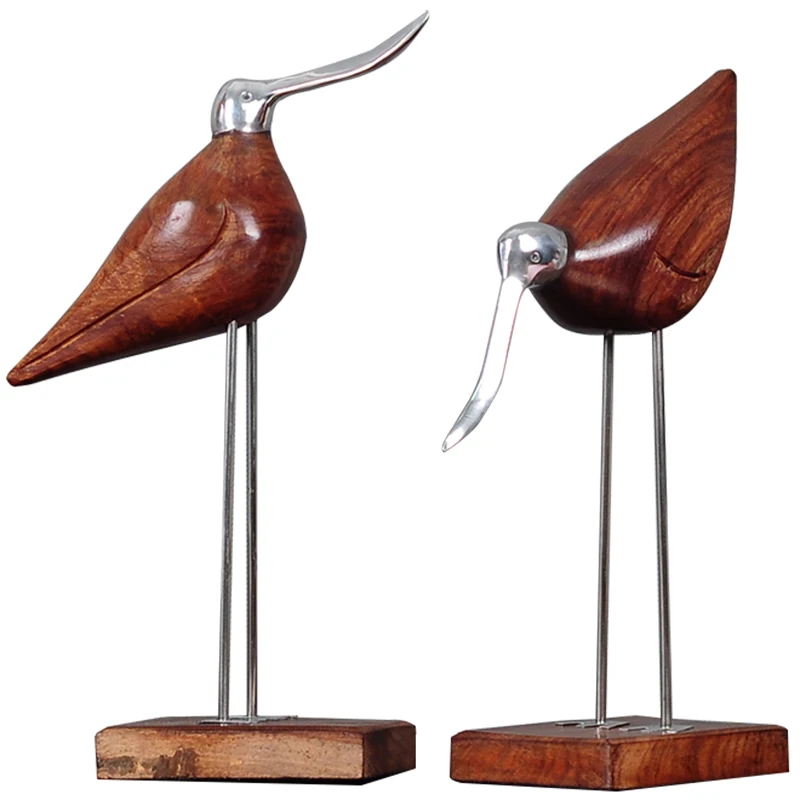 Nordic Aluminium Solid Wood Bird Ornaments Home Accessories European Bird TV Cabinet Creative Living Room sroom Art Statue
Nordic Aluminium Solid Wood Bird Ornaments Home Accessories European Bird TV Cabinet Creative Living Room sroom Art Statue