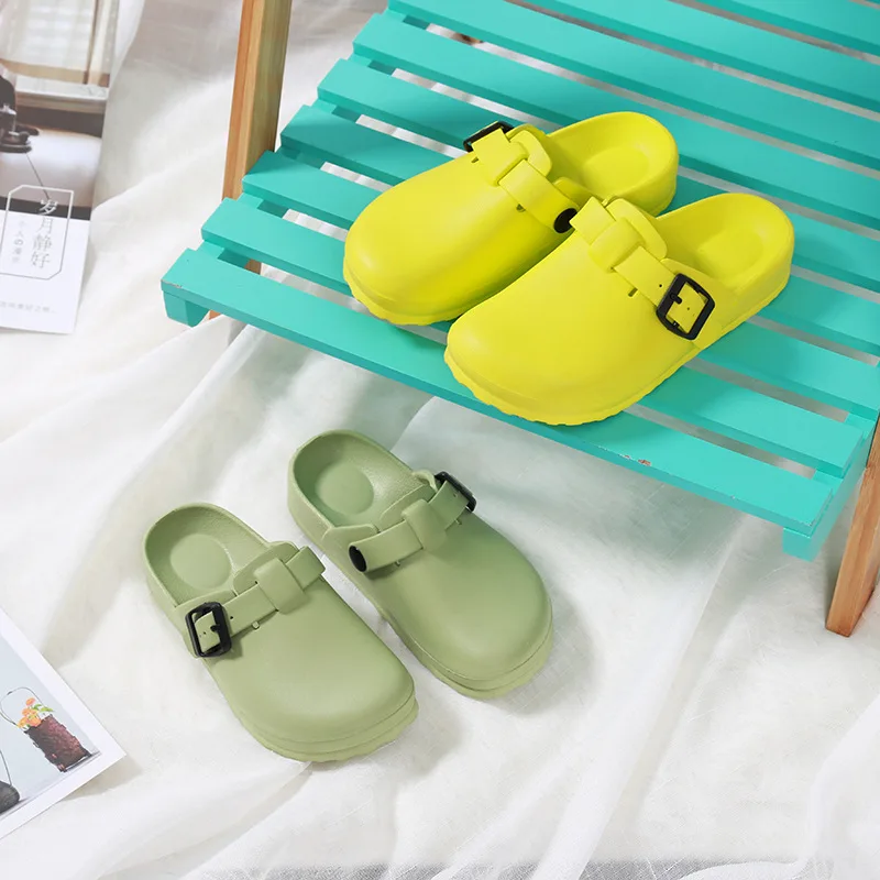 Детские тапочки EVA для улицы и дома двойного назначения унисекс Нескользящие водонепроницаемые однотонные регулируемые удобные тапочки на...
Детские тапочки EVA для улицы и дома двойного назначения унисекс Нескользящие водонепроницаемые однотонные регулируемые удобные тапочки на...