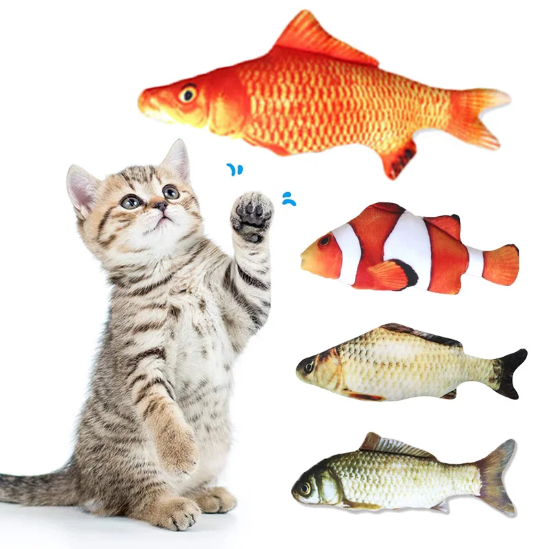 Pet Soft Plush Toy 3D Fish Shape Cat Toy with Catnip Interactive Simulation Fish Toys Gift Stuffed Toy For Pet
Pet Soft Plush Toy 3D Fish Shape Cat Toy with Catnip Interactive Simulation Fish Toys Gift Stuffed Toy For Pet