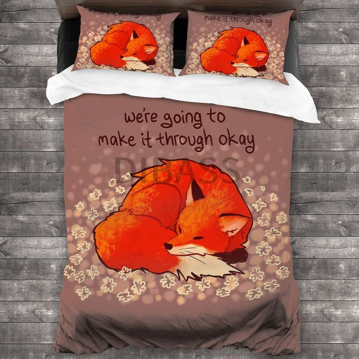 We're Going To Make It Through Okay Sleeping Flower Fox Comforter Set with 2 Pillowcases,Soft Microfiber Bedding Set Duvet Cover
We're Going To Make It Through Okay Sleeping Flower Fox Comforter Set with 2 Pillowcases,Soft Microfiber Bedding Set Duvet Cover